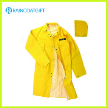 Rpp-005A Amarillo Duradero PVC / Poliéster de larga lluvia